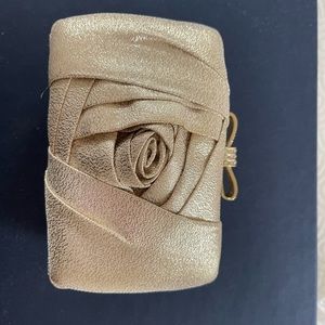 Sweet little gold evening bag